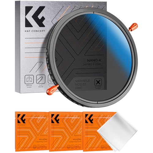 K&F Concept Nano-K Serie ND Filter 55mm CPL&ND2-ND32 2 in 1 multifunktionaler Graufilter und CPL Filter Polfilter von K&F Concept