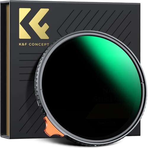 K&F Concept Nano-X 43mm ND Filter Variabler Graufilter ND2-400 (1-9 Stop) Vario ND Filter mit Filtertasche von K&F Concept