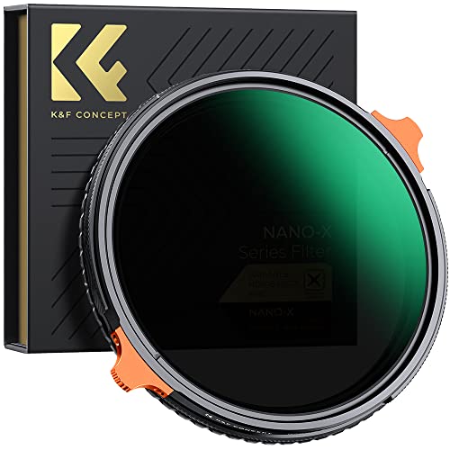 K&F Concept Nano-X ND Filter 52mm CPL&ND4-ND64 2 in 1 multifunktionaler Graufilter und CPL Filter Polfilter von K&F Concept