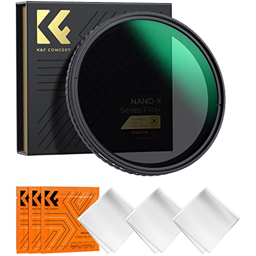 K&F Concept Nano-X ND Filter 77mm Variabler Graufilter ND2-32 (1-5 Stop) Neutral Graufilter von K&F Concept
