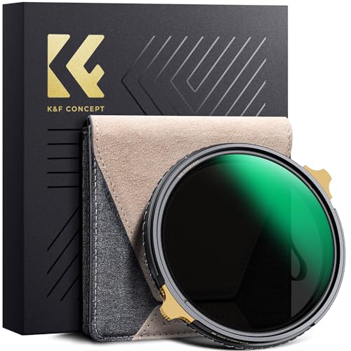 K&F Concept Nano-X PRO ND Filter 52mm Variabler Graufilter ND2-32& CPL 2 in 1 multifunktionaler Graufilter und CPL Filter Polfilter von K&F Concept