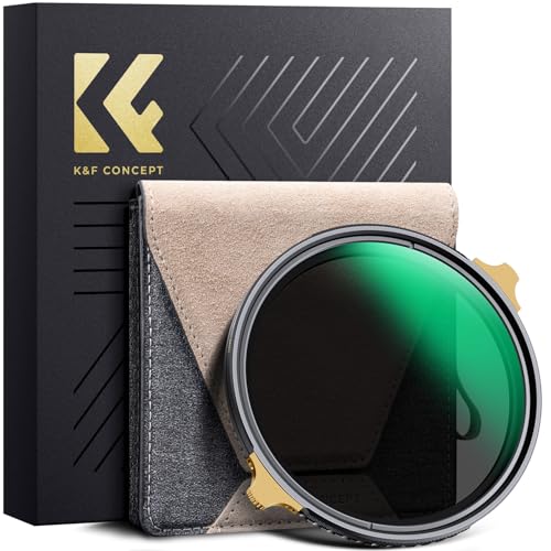 K&F Concept Nano-X PRO ND Filter 67mm Variabler Graufilter ND2-32 (1-5 Stop) Neutral Graufilter von K&F Concept