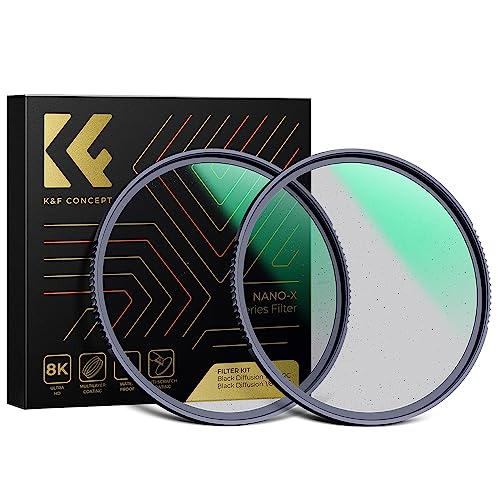 K&F Concept Nano-X Serie Black-Mist 1/4 Filter Filter & Black-Mist 1/8 Filter,49mm Black Promist Filtersets Effektfilter Black Diffusion Effektfilter K&F Concept Nano-X Serie Black-Mist 1/4 Filter Filter & Black-Mist 1/8 Filter,49mm Black Promist Filtersets Effektfilter Black Diffusion Effektfilter von K&F Concept