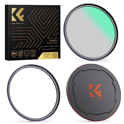 K&F Concept Nano X-Serie Magnetischer Black-Mist 1/4 Black Promist 1/4 Filter Effektfilter-52mm von K&F Concept