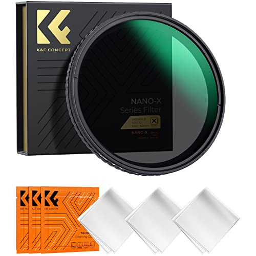 K&F Concept Nano-X Serie ND Filter 43mm Variabler Graufilter ND2-32(1-5 Blendenstufen) von K&F Concept