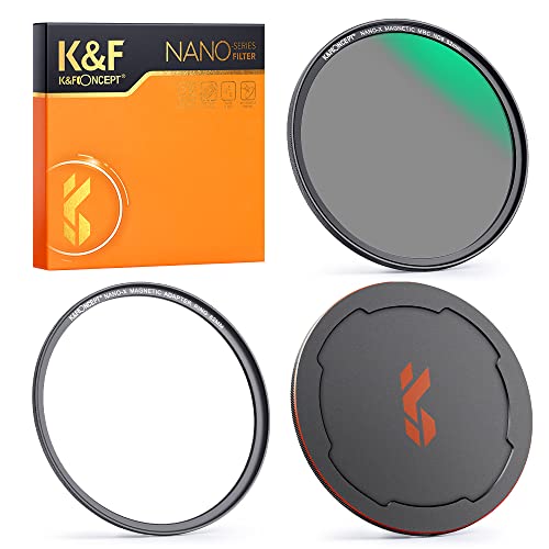 K&F Concept Nano X-Serie ND Filter magnetisch Magnetfilter ND8(3 Blendenstufen) mit Objektivadapter-67mm von K&F Concept