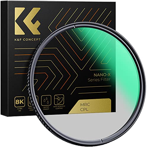 K&F Concept Nano X-Serie Polfilter 105mm CPL Filter Polarisationsfilter MRC mit 28x vergütet von K&F Concept