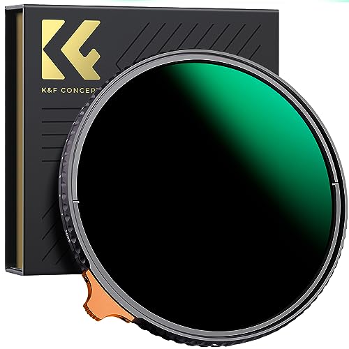 K&F Concept Nano X-Serie Variabler ND Filter ND3-ND1000 Graufilter 52mm(1.5-10 Blendenstufen) von K&F Concept