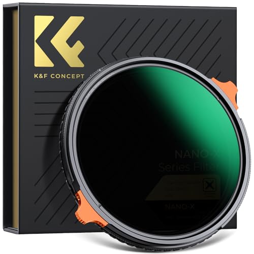 K&F Concept Nano-X True Color ND Filter 67mm Polfilter&ND2-ND32（1-5 Blendenstufen） 2-in-1 multifunktionaler CPL&Graufilter von K&F Concept