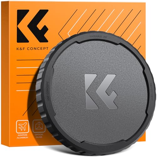 K&F Concept Objektivdeckel für K&F Concept Variabler ND Filter Graufilter, 72mm Filterkappen zur Aufbewahrung von K&F Concept