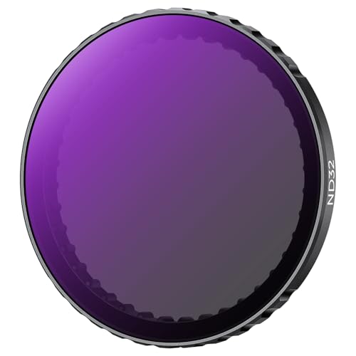 K&F Concept Push-in ND32 Filter (5 Stufen) für DJI Osmo Action 5 Pro/4/3,Objektivfilter 28 Multi-Coated Neutral Density Light Reduction Filter, Graufilter Optisches Glas/Aluminiumlegierung Rahmen von K&F Concept