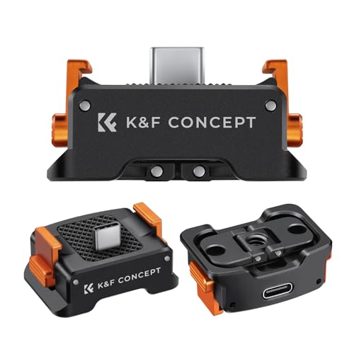 K&F Concept Ladeadapter Basis für DJI Osmo Pocket 3, Typ-C Ladestation Fit Arca-Swiss Standard, mit 1/4 Schraubenloch/Faltfinger, Aluminiumlegierung Halterung K&F Concept Ladeadapter Basis für DJI Osmo Pocket 3, Typ-C Ladestation Fit Arca-Swiss Standard, mit 1/4 Schraubenloch/Faltfinger, Aluminiumlegierung Halterung von K&F Concept