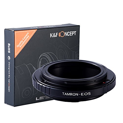 K&F Concept Tamron-EOS Objektivadapter,Adapter Ring,Adapter Canon,Objektiv Adapterring für Tamron Adaptall II Objektiv auf Canon EOS 1D 1DS Mark II 1DX 1DC 5D Mark II 7D 70D Digital Rebel T3i SL1 C300 von K&F Concept