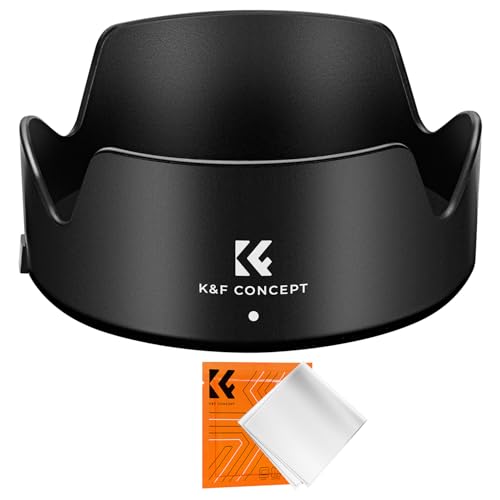 K&F Concept Umkehrbare Gegenlichtblende für Canon RF 24-105mm F4-7.1 is STM,EF-S 18-135mm f/3.5-5.6 is USM Objektiv ersetzt Canon EW73D Gegenlichtblende von K&F Concept