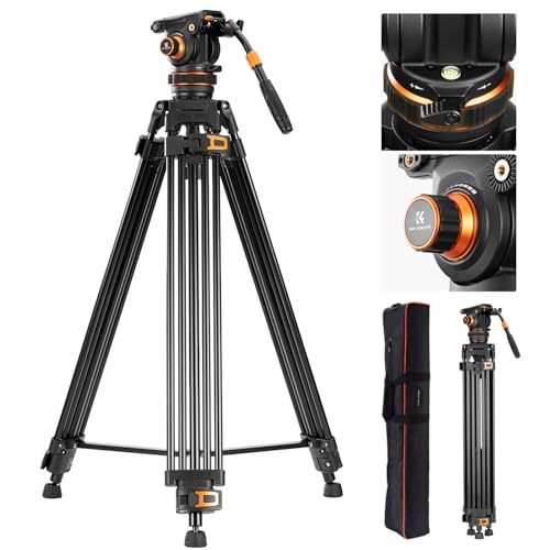 Video stativ, K&F Concept VA3+BV20 Kamera Stativ,Videostativ mit 360°Fluidkopf,191cm Video Tripod, Kamera Stativ kompatibel mit Canon Nikon Sony und Anderen DSLR,Camcorder,Kameras,10kg Belastbarkeit Video stativ, K&F Concept VA3+BV20 Kamera Stativ,Videostativ mit 360°Fluidkopf,191cm Video Tripod, Kamera Stativ kompatibel mit Canon Nikon Sony und Anderen DSLR,Camcorder,Kameras,10kg Belastbarkeit von K&F Concept