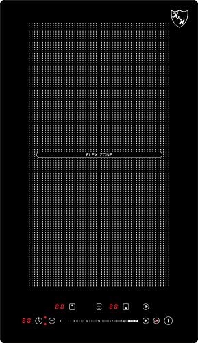 K&H® Domino 2 Zonen FLEX SLIDER Control Induktionskochfeld Autark Eingebaut 30-IN-3600FLX von K&H