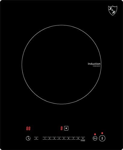 K&H® Einzel 1 Zone Induktionskochfeld 31cm Autark Eingebaut INS-2401X von K&H