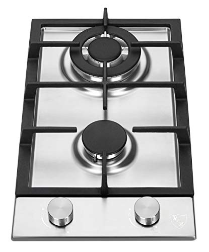 K&H Domino 2 Zonen Edelstahl Gaskochfeld 30cm Wok Brenner Erdgas Autark Eingebaut 2Z-KHSSW K&H Domino 2 Zonen Edelstahl Gaskochfeld 30cm Wok Brenner Erdgas Autark Eingebaut 2Z-KHSSW von K&H