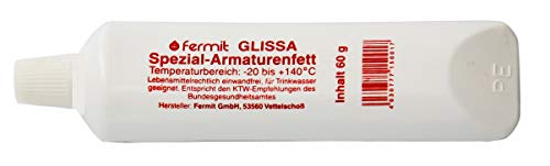 K&K Dichtungstechnik Glissa Armaturenfett und Silikon-Armaturenfett für Trinkwasser geeignet (Glissa Armaturenfett 60g) von K&K Dichtungstechnik