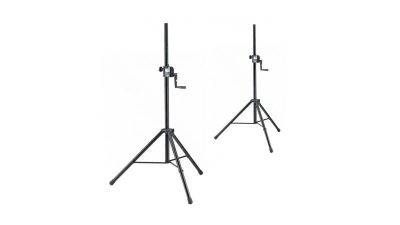 2 x König und Meyer K&M 21302 Boxenstativ schwarz von K&M