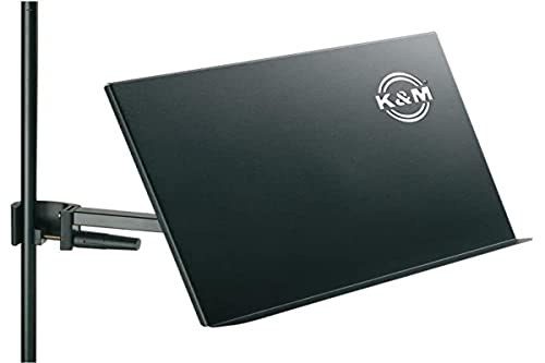 K&M 11540 Noten- und Konzepthalter Schwarz - 42 cm x 30 cm - neigbare und verstellbare Notenablage - bis Rohr-Ø 3 cm K&M 11540 Noten- und Konzepthalter Schwarz - 42 cm x 30 cm - neigbare und verstellbare Notenablage - bis Rohr-Ø 3 cm von K&M