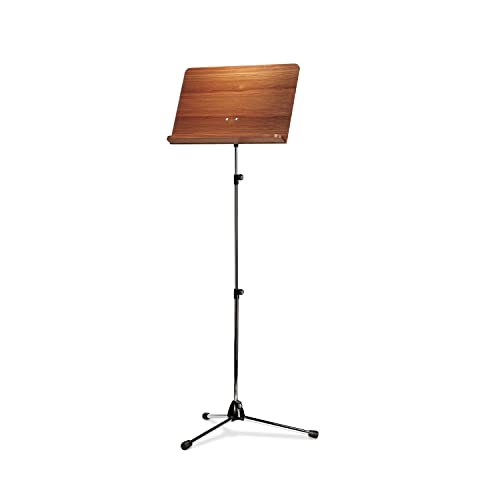 K&M 118/4 Orchesternotenpult - XXL Notenständer - 74 – 163,5 cm ausziehbar –Notenplatte aus Nuss-Holz – Stativ verchromt K&M 118/4 Orchesternotenpult - XXL Notenständer - 74 – 163,5 cm ausziehbar –Notenplatte aus Nuss-Holz – Stativ verchromt von K&M
