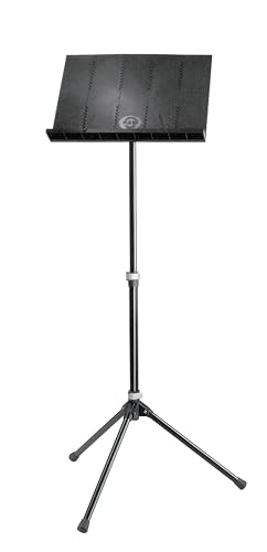 K&M 12120 Orchesternotenpult Schwarz – Faltbare Notenplatte - Von 54,5 - 122 cm ausziehbarer Notenständer –– mit Tasche K&M 12120 Orchesternotenpult Schwarz – Faltbare Notenplatte - Von 54,5 - 122 cm ausziehbarer Notenständer –– mit Tasche von K&M