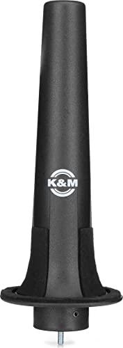 K&M 15294 Sopran-Saxophonkegel Schwarz Kunststoff – zur einfachen Montage auf Halter oder Kreuzfuß von K&M