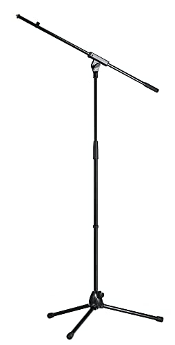 K&M 21070 Mikrofonstativ Schwarz Stahl, Solostativ, Schwenkarm, Zinndruckgusssockel - 90-160 cm - 3/8“ Gewindeanschluss K&M 21070 Mikrofonstativ Schwarz Stahl, Solostativ, Schwenkarm, Zinndruckgusssockel - 90-160 cm - 3/8“ Gewindeanschluss von K&M