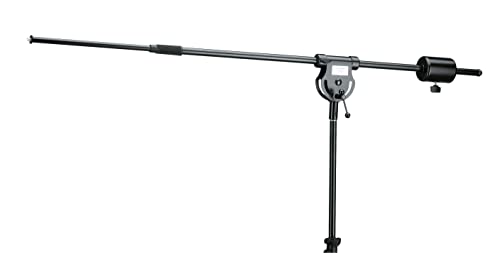 K&M 21231 Schwenkarm Schwarz – Extralanger ausziehbarer XXL-Galgen 107 - 187 cm aus Stahl mit Ausgleichsgewicht, ausziehbar K&M 21231 Schwenkarm Schwarz – Extralanger ausziehbarer XXL-Galgen 107 - 187 cm aus Stahl mit Ausgleichsgewicht, ausziehbar von K&M