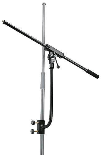 K&M 240/1 Mikrofonarm Schwarz - 3/8“ Gewindeanschluss - Halterung für Mikrofone - aus Stahl, 60,5 cm Länge von K&M