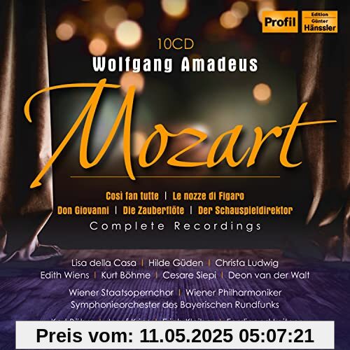 Wolfgang a. Mozart - Operas - Complete Recordings Wolfgang a. Mozart - Operas - Complete Recordings von K. Böhm
