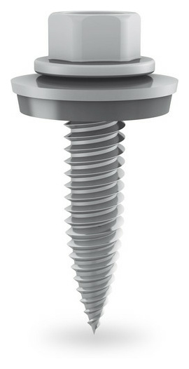 K2 Systems 2004245 Schraube mit Dichtscheibe 6x25 (100 Stück) von K2 Systems