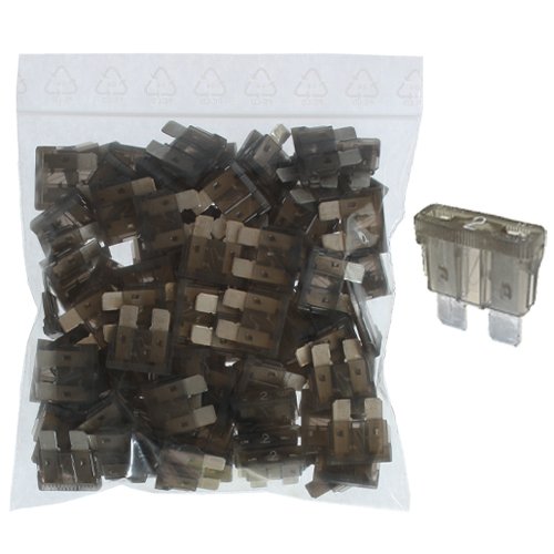 100 x Flachstecksicherung - Sicherung 2A / 32V / grau 100 x Flachstecksicherung - Sicherung 2A / 32V / grau von K24-Flachstecksicherung normal