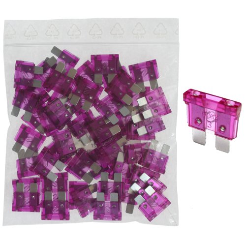 50 x Flachstecksicherung - Sicherung 3A / 32V / violett 50 x Flachstecksicherung - Sicherung 3A / 32V / violett von K24-Flachstecksicherung normal