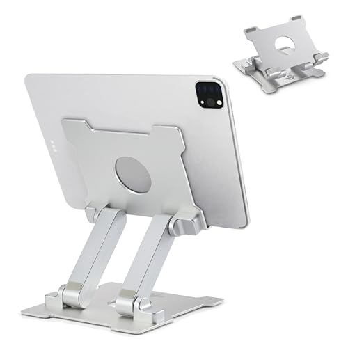 iPad Ständer Halter, Multi-Winkel verstellbar Aluminum Ständer Halter für Microsoft Surface Pro Pro1 Pro2 Pro3 Pro4 , iPad 6-12'', Air, Mac & Kindle, Mount for Home, Office & Countertop von KABCON