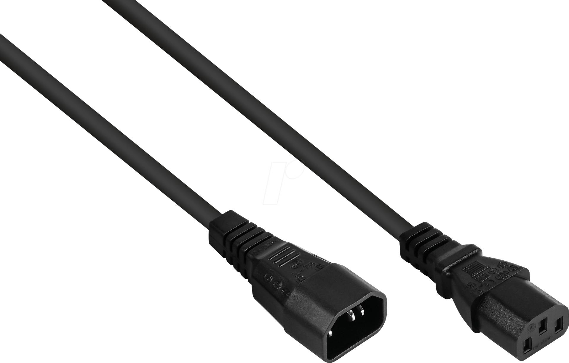 KM SK1430-S020 - Kaltgeräteverlängerung Stecker C14 an Buchse C13, schwarz, 2 m KM SK1430-S020 - Kaltgeräteverlängerung Stecker C14 an Buchse C13, schwarz, 2 m von KABELMEISTER