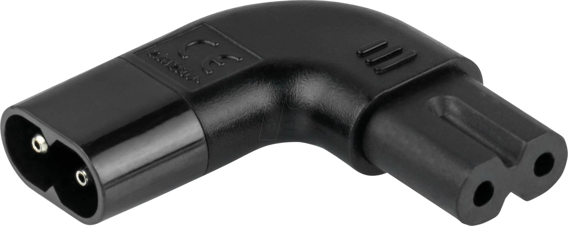 KM SKA-0871S - Netzadapter, C8 auf C7, abgewinkelt, schwarz KM SKA-0871S - Netzadapter, C8 auf C7, abgewinkelt, schwarz von KABELMEISTER