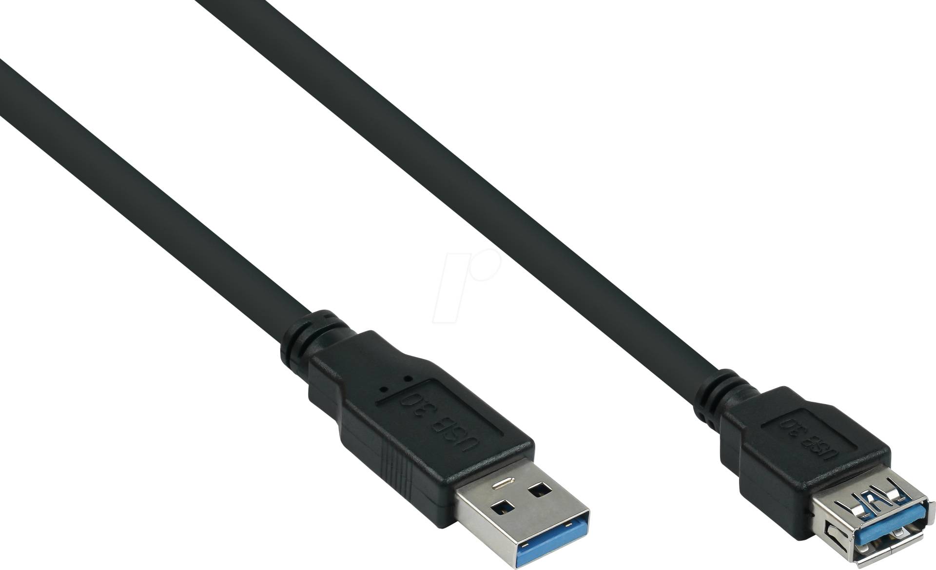 KM UK30PASA010S - USB 3.0 Kabel, A Stecker auf Buchse, 1,0 m von KABELMEISTER
