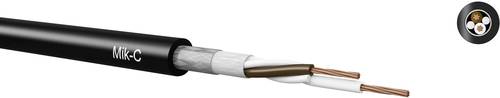 Kabeltronik 480202509-1 Mikrofonkabel 2 x 0.25mm² Schwarz Meterware von KABELTRONIK