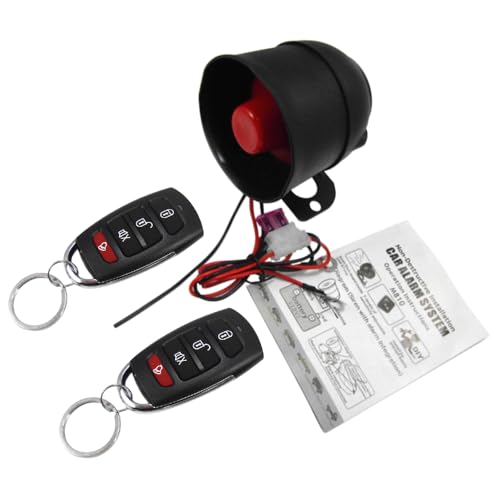 KACEPAR Universal-Autoalarmanlage, Anti-Diebstahl-Schutzsystem mit Fernbedienungen, geeignet für DC12V Autos KACEPAR Universal-Autoalarmanlage, Anti-Diebstahl-Schutzsystem mit Fernbedienungen, geeignet für DC12V Autos von Kacepar