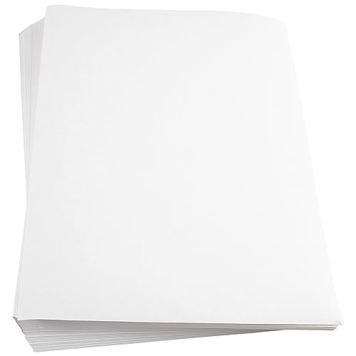 KACPLY Selbstklebende Etiketten, 100 Blatt, weiß, bedruckbar, universelle Klebeetiketten (210 x 297 mm), einfach zu verwenden von KACPLY