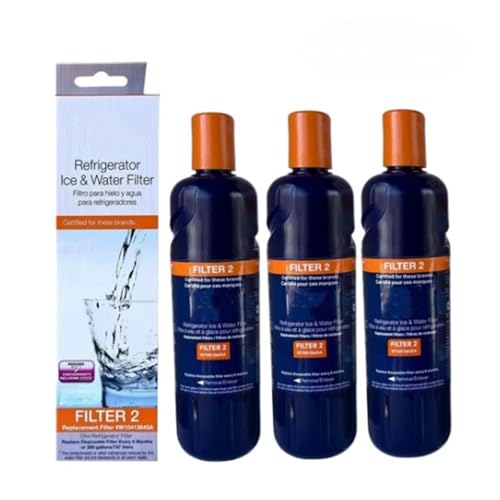 Ersatz, Kompatibel For W10413645A EDR2RXD1 46-9903 P6RFWB2 W10295370A W10291030 WRS322FDAB WRS537SIAB Filter2 Kühlschrank-Wasserfilter(3PCS) von KADILRTV