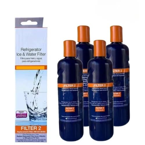 Ersatz-Wasserfilter For Kühlschränke, Kompatibel Mit Filter2, W10413645A, EDR2RXD1, 46-9903, P6RFWB2, W10295370A, W10291030, WRS322FDAB, WRS537SIAB(4PCS) von KADILRTV