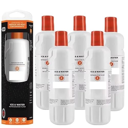 Ersetzen Sie Den Kühlschrank-Wasserfilter, Kompatibel Mit Element, W10413645A WRF989SDAB, Kompatibel Mit Everydrop, Von Whirlpool Filter 2, EDR2RXD1(5PCS) von KADILRTV