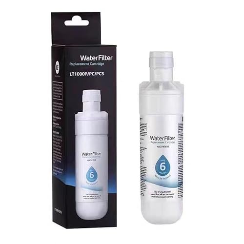 Kapazitäts-Ersatz-Kühlschrank-Wasserfilter, Kompatibel Mit LG, LT1000P ADQ74793501, ADQ75795105, AGF80300704 Oder AGF80300705, 1–6 Stück(1pcs) von KADILRTV