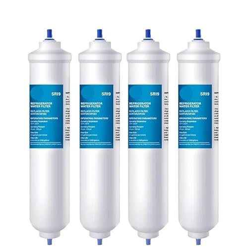 Kühlschrank-Wasserfilter, Ersatz-Wasserfilter, Kompatibel Mit GE, GXRTQR, Kompatibel Mit Samsung, HAFEX/EXP, DA29-10105J, Kompatibel Mit Whirlpool, WHKF-IMTO(4pcs) von KADILRTV