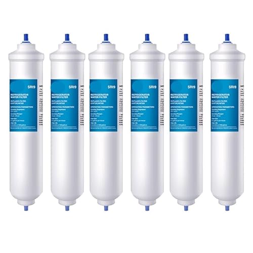 Kühlschrank-Wasserfilter, Ersatz-Wasserfilter, Kompatibel Mit GE, GXRTQR, Kompatibel Mit Samsung, HAFEX/EXP, DA29-10105J, Kompatibel Mit Whirlpool, WHKF-IMTO(6pcs) von KADILRTV