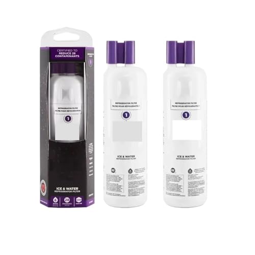 Kühlschrank-Wasserfilter, Hohe Kompatibilität, Dreifache Filtration, Kompatibel Mit Whirlpool, EDR1RXD1 W10295370A 9081 P8RFWB2L(2pcs) von KADILRTV