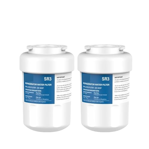 Kühlschrank-Wasserfilter-Ersatzfilter, kompatibel mit GE, kompatibel mit MWF, MWFP, GWF, GWFA, MWFA, SmartWater-Filter FMG-1, kompatibel mit Kenmore, 46-9991, 1-4er-Pack(2pcs) von KADILRTV